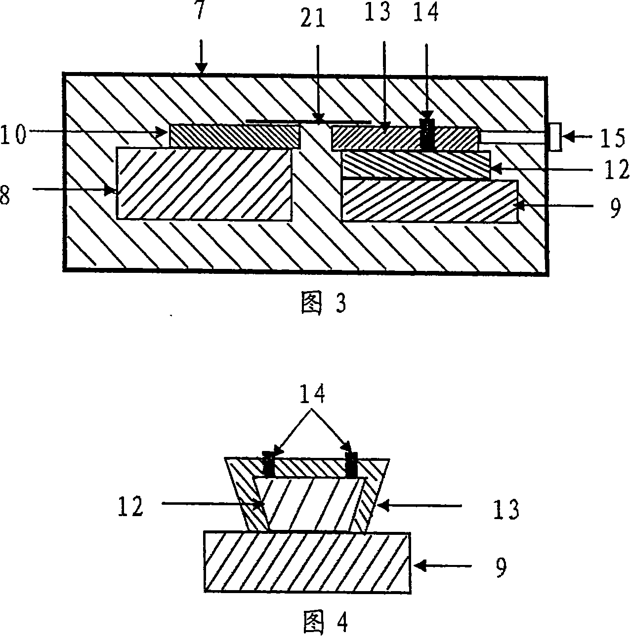 Testing device for force-electricity property under nanowire original position stretching in transmission electron microscope