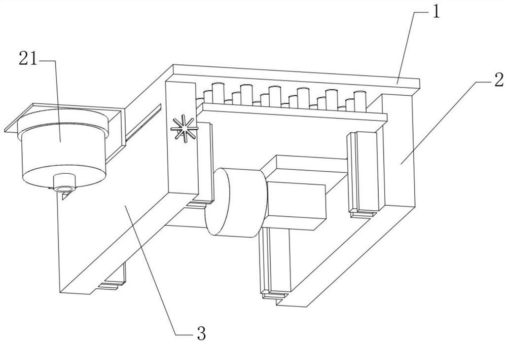 Chemotherapy nursing bed with vomitus cleaning function based on massage function