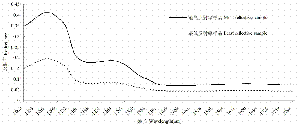 Method for obtaining near-infrared spectrum of beef sample online and application thereof in evaluating beef quality