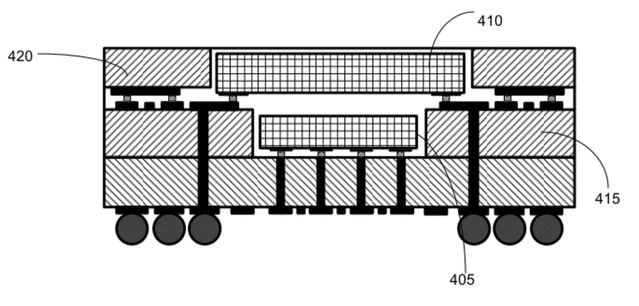 Chip-last embedded interconnect structures and methods of making the same