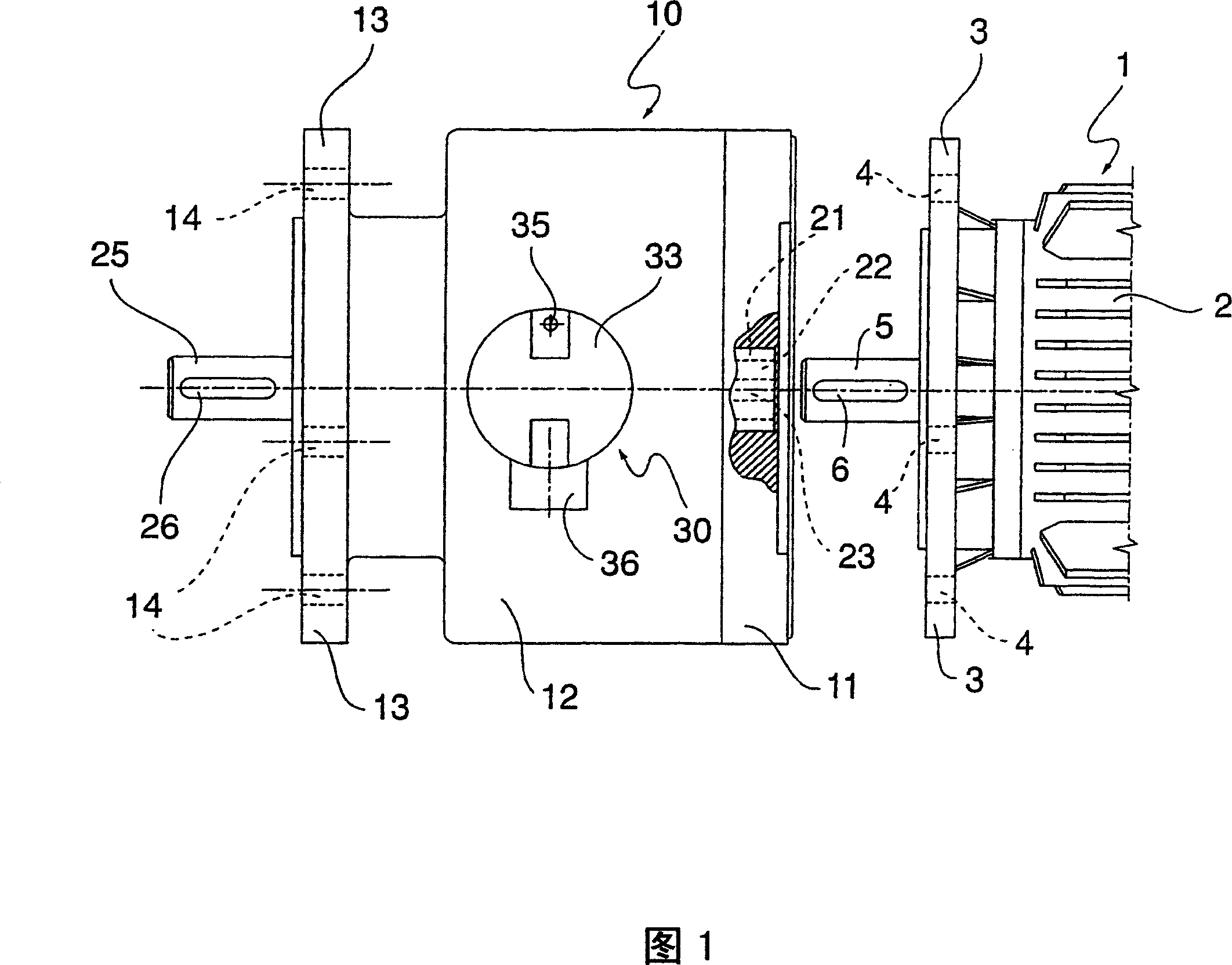 Braking device for apparatuses driven by an electric motor