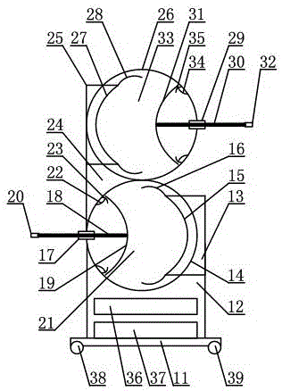 Externally clamping type wire harness cutting device