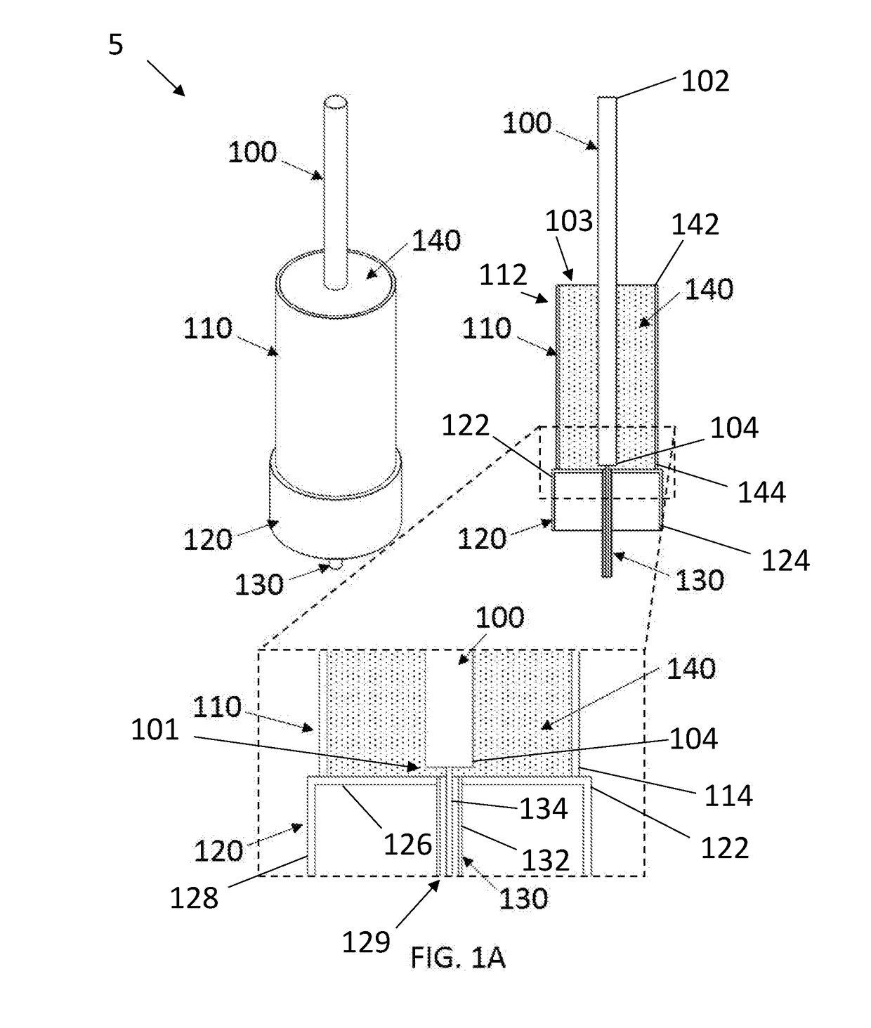 Sleeve monopole antenna with spatially variable dielectric loading