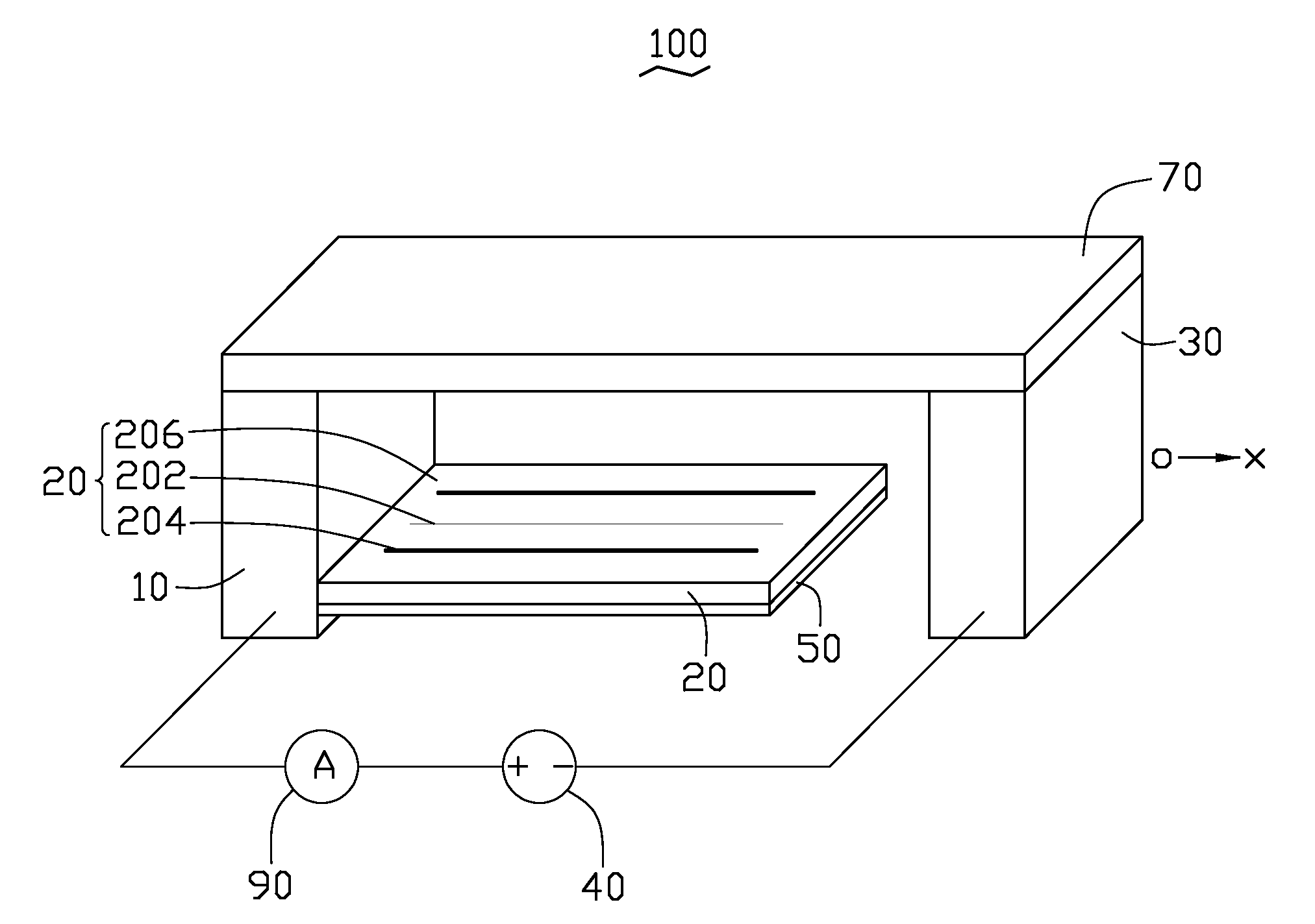 Infrared detector with carbon nanotube yarns