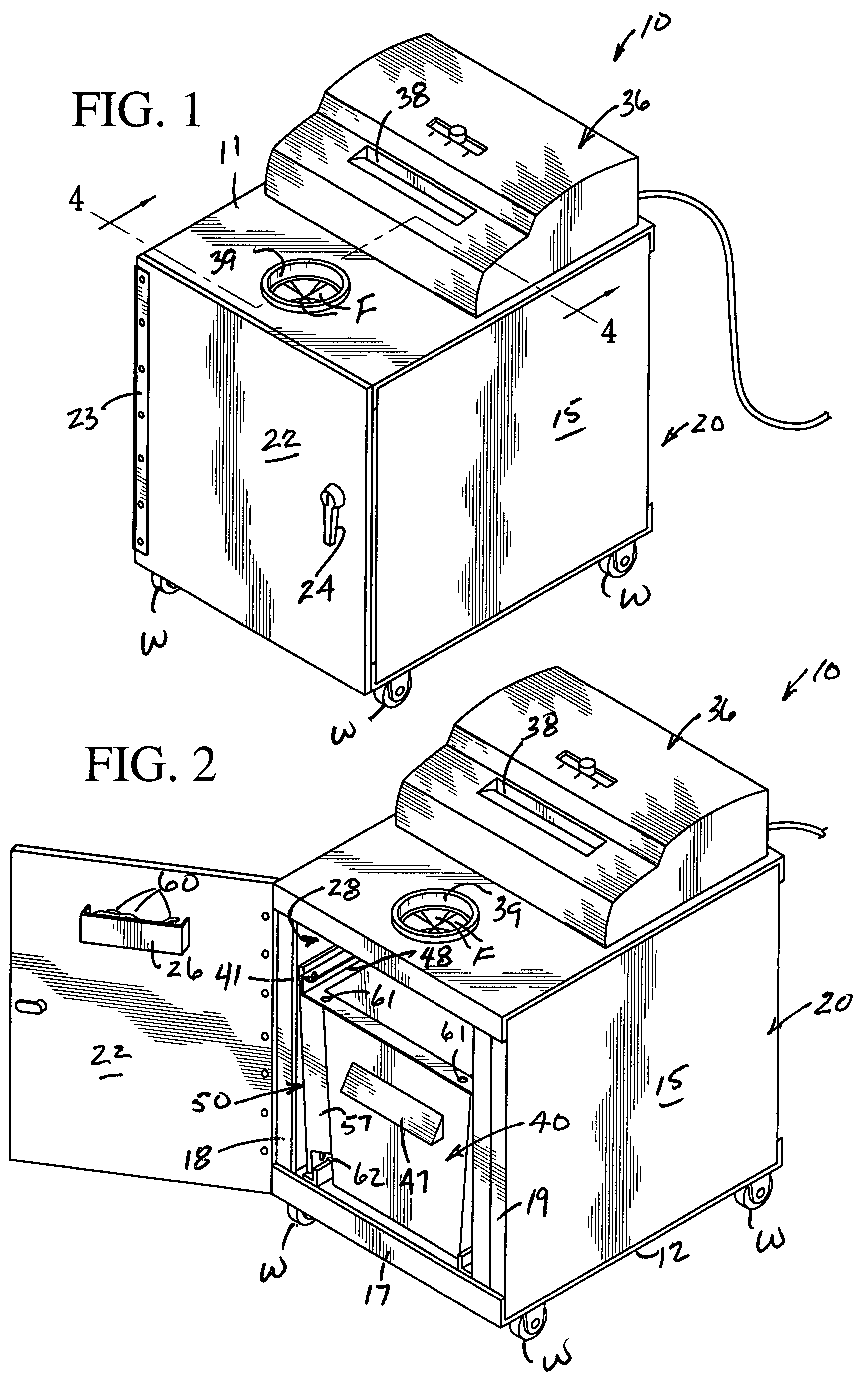 Machine for shredding/collecting drugs and drug packaging incident to permanent disposal