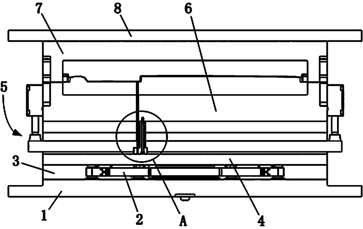 A mold with a cylinder ejector mechanism