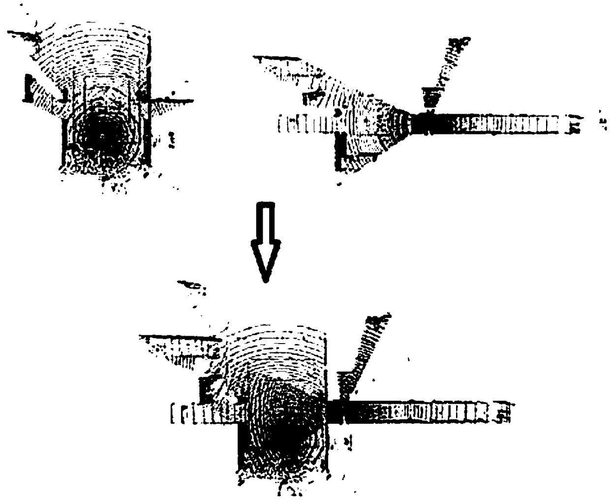 Indoor point cloud map generation system and indoor point cloud map generation method based on three-dimensional laser