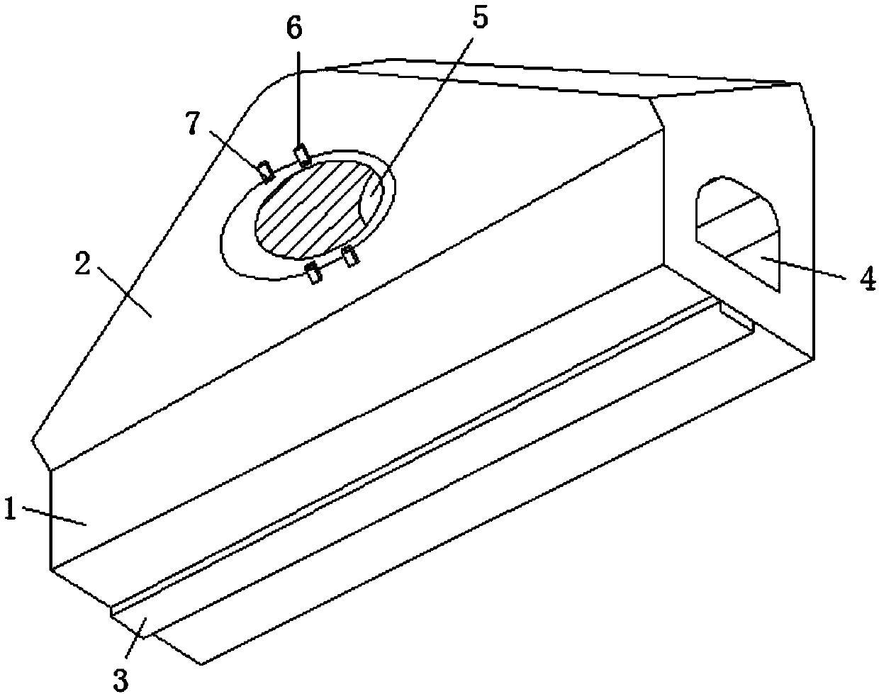 A 3D fixing device for trocar and blood vessel clip