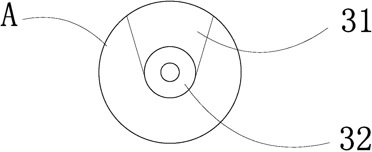 Elastic label pushing device of labeling machine