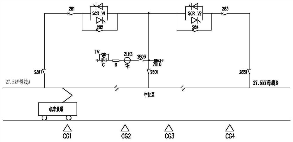 Switch state detection circuit, overphase device, detection method and control method