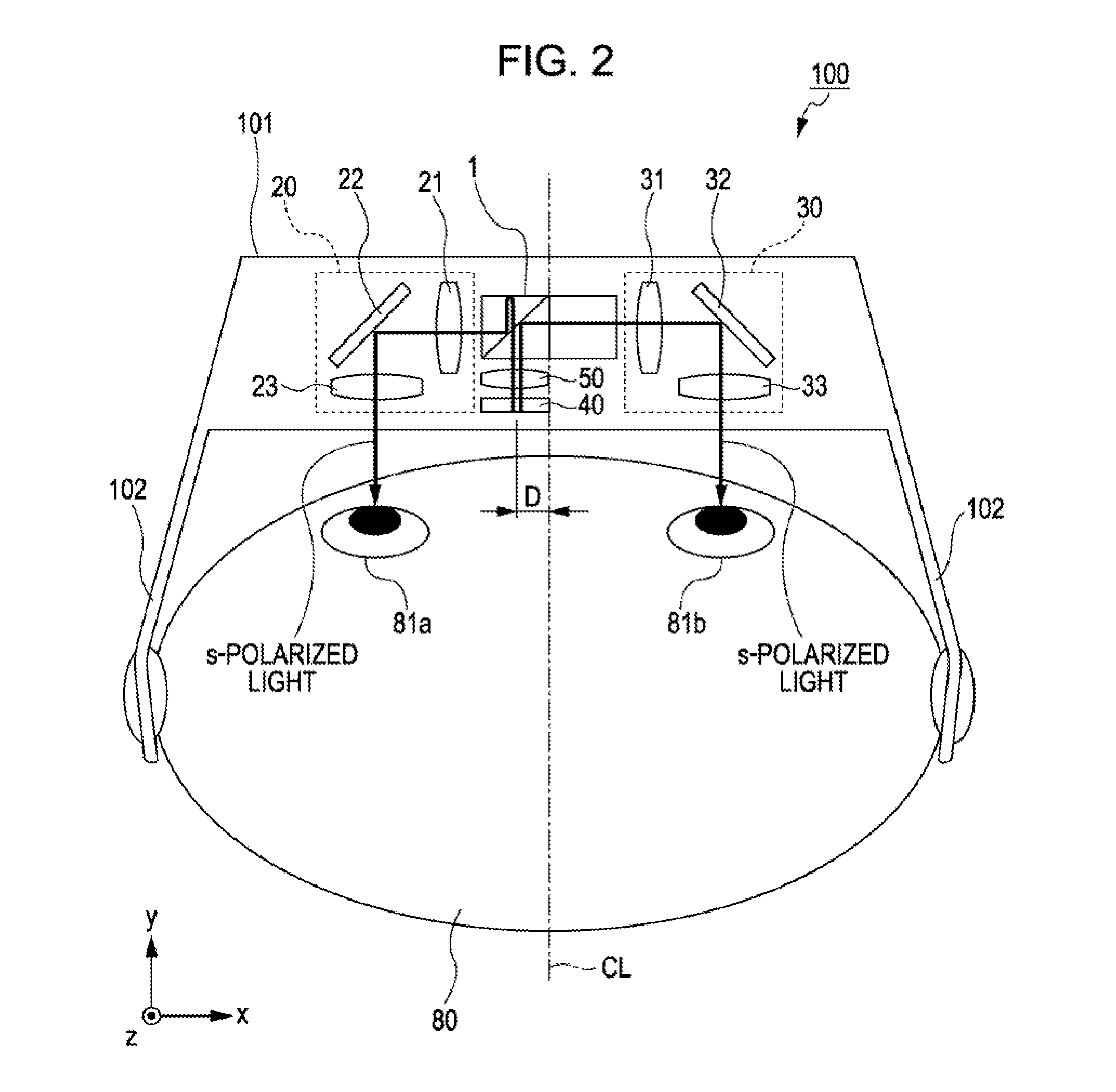 Polarization separation device and display apparatus