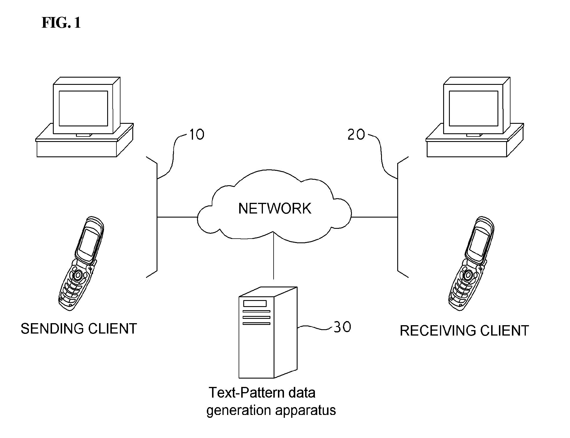 Method and Apparatus Producing Text Patterning Data Correspondence To Image Data and Reconstructing Image Data Using the Text Patterning Data