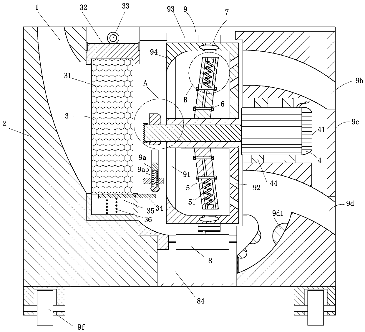 Environmental protection-based air purifier