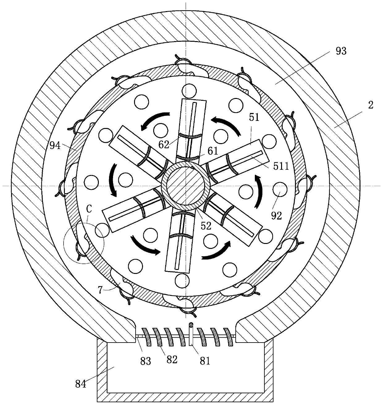 Environmental protection-based air purifier