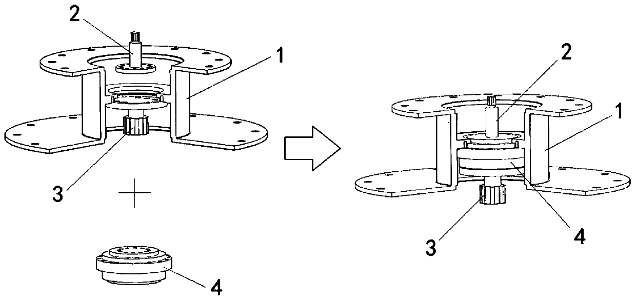 Adapter applied to high precision comprehensive performance detecting instrument for precision reducer