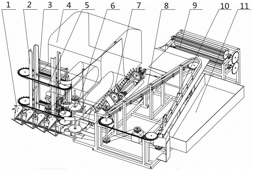 Ramie combine harvester