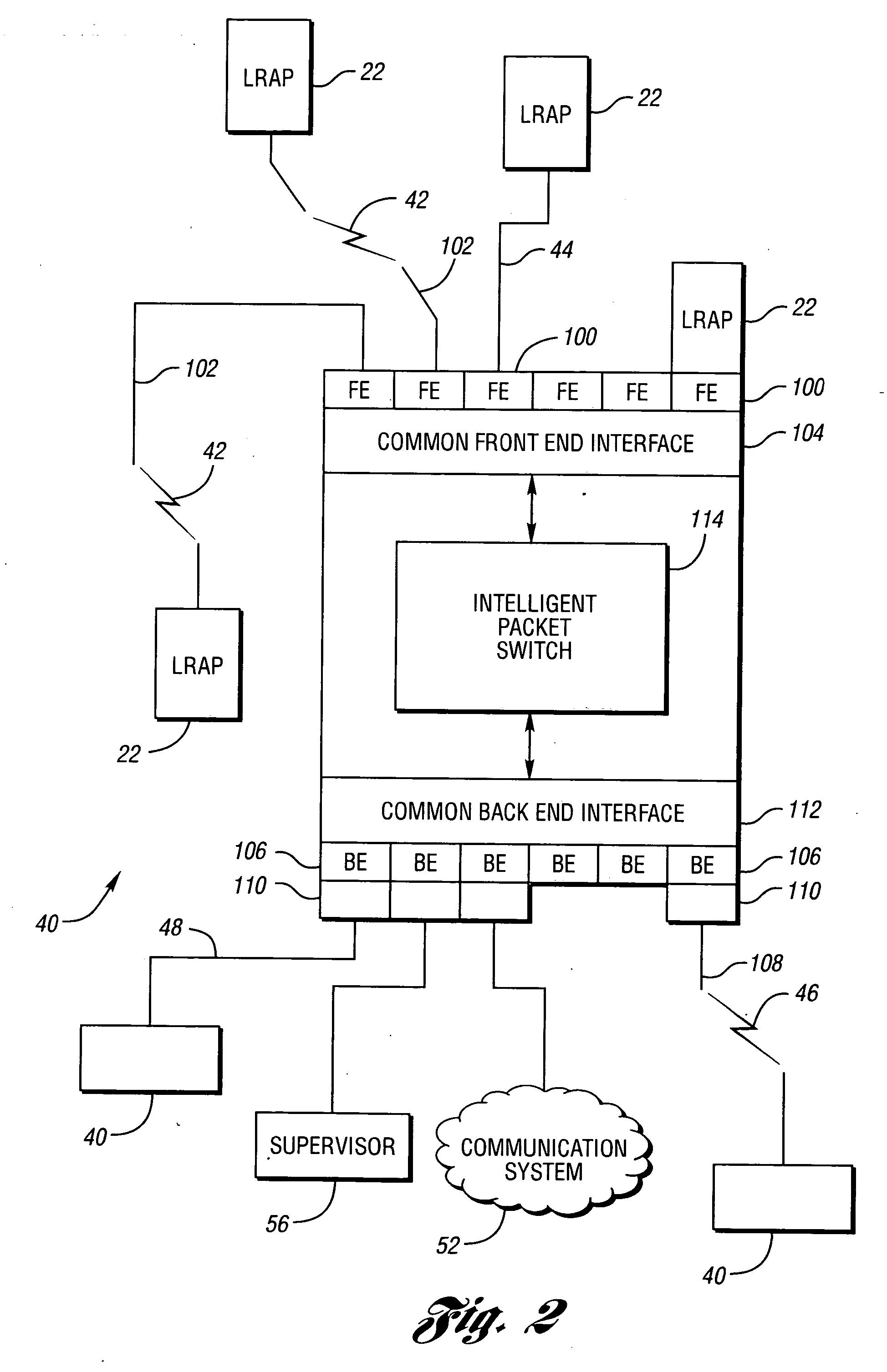 Routing information packets in a distributed network