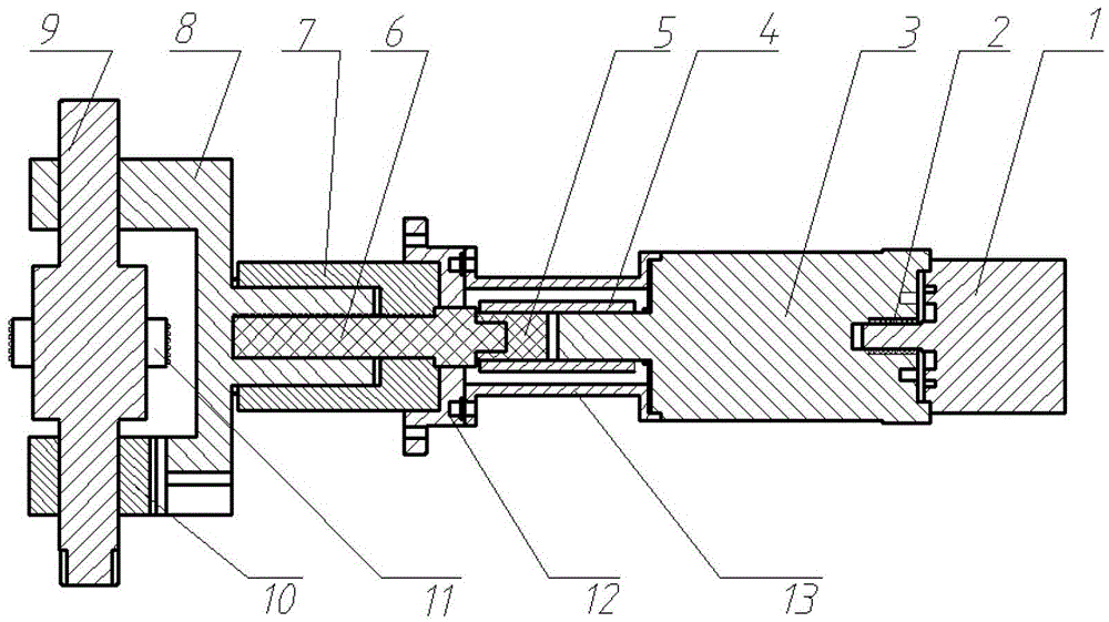 High-efficiency heat exchange tube processing equipment tool feed mechanism