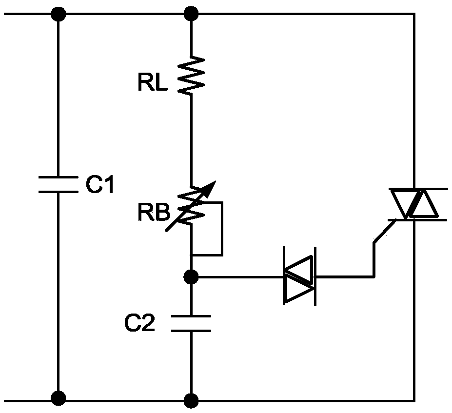 LED driving circuit with thyristor dimmer, circuit module and control method