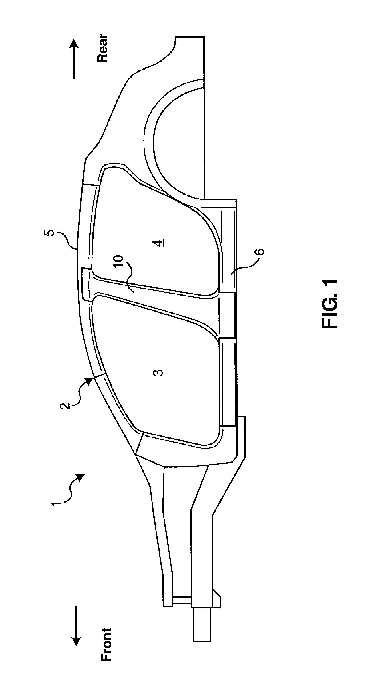 Vehicle-body side portion structure of vehicle