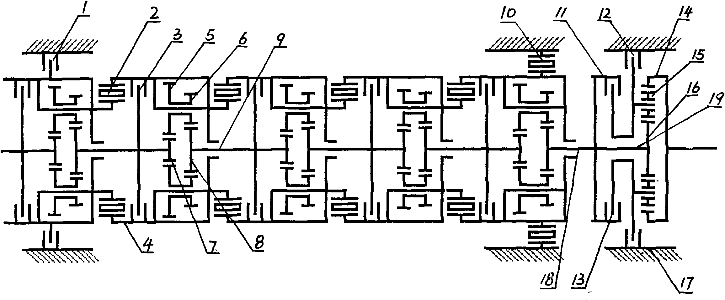 Planetary gearbox capable of directly shifting gears