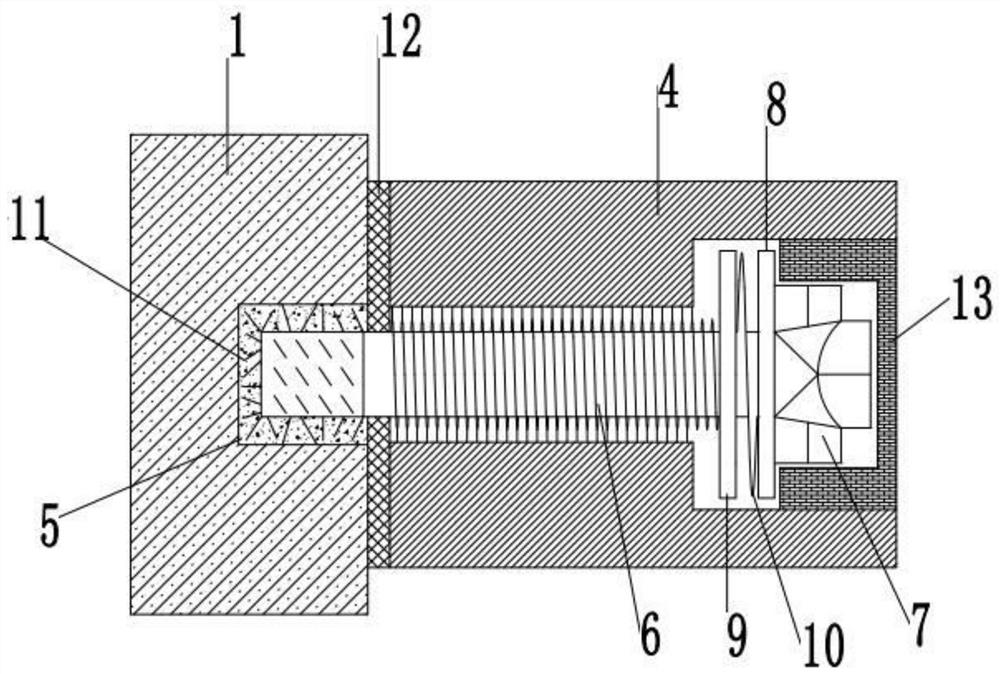 Rock wool composite board for building exterior wall insulation