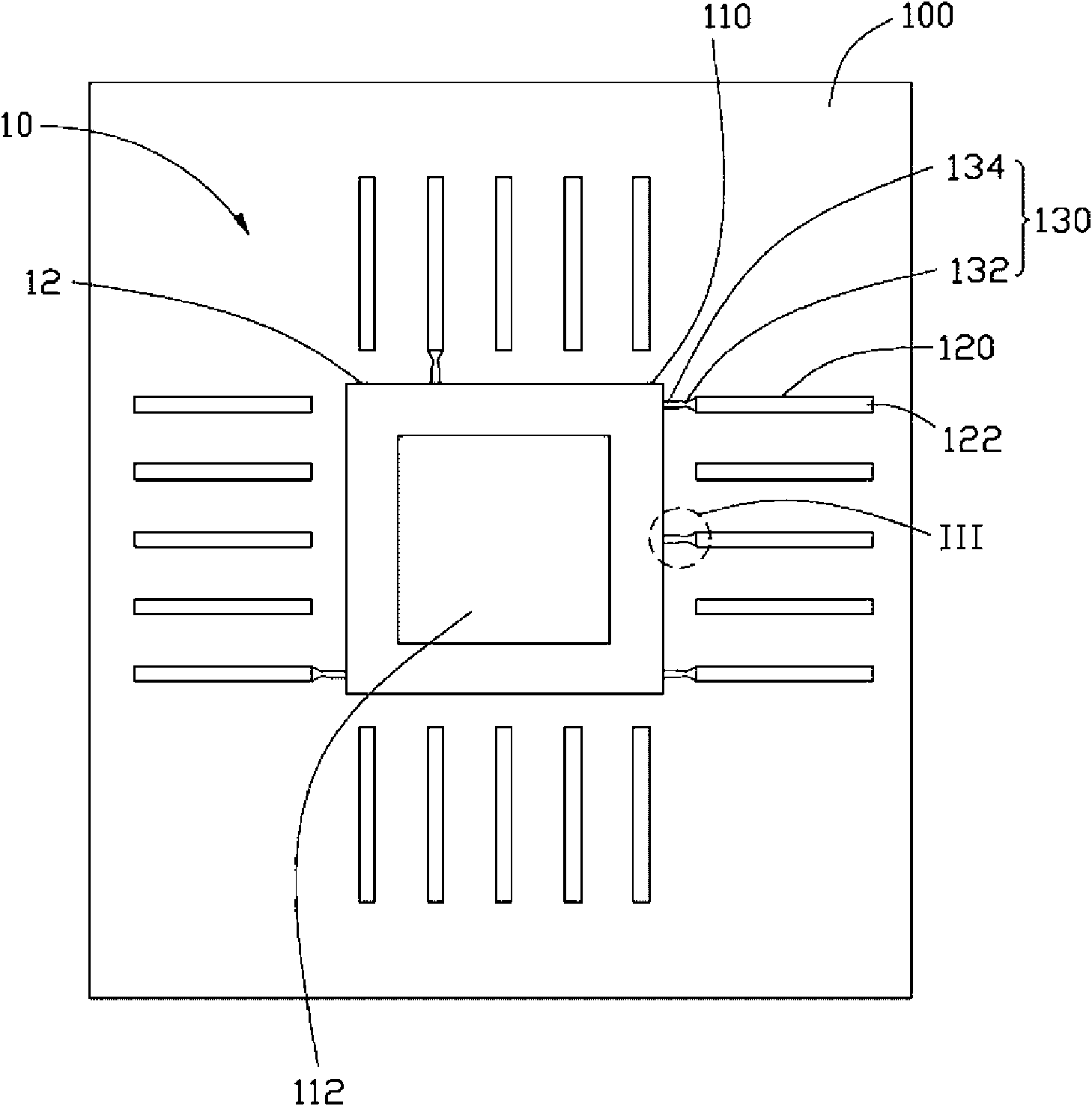 Surface mount structure and circuit board with same