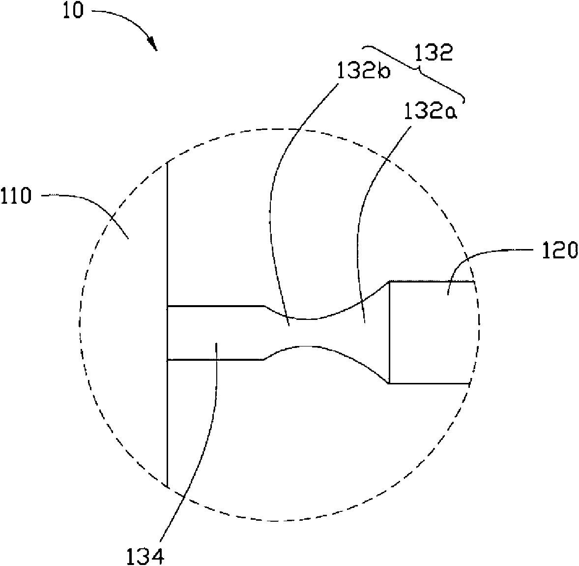 Surface mount structure and circuit board with same