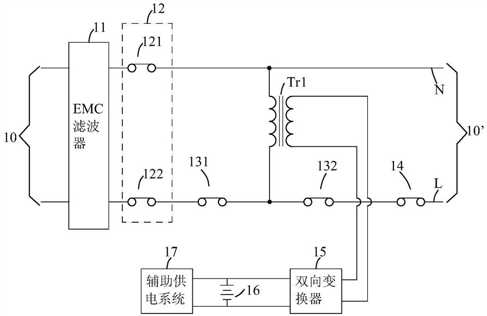 Off-line uninterruptible power supply and control method thereof