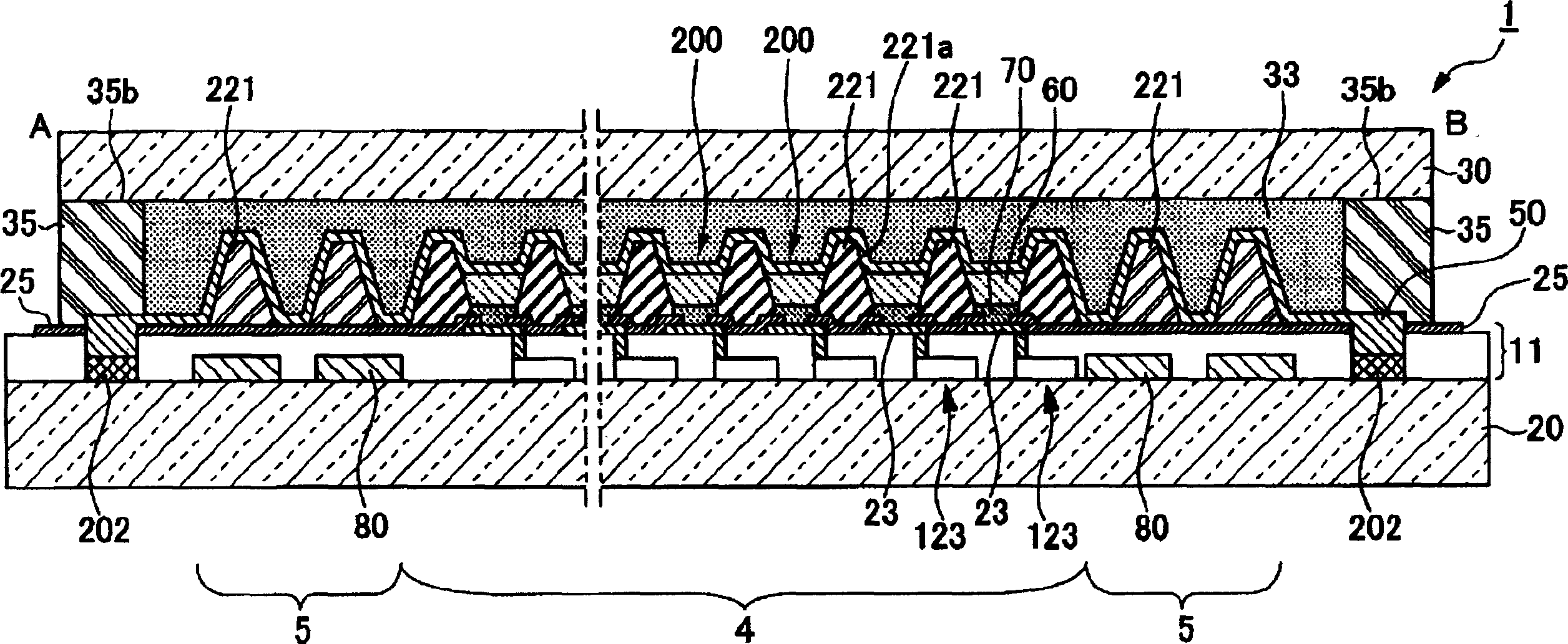 Organic electroluminescent device and electronic apparatus