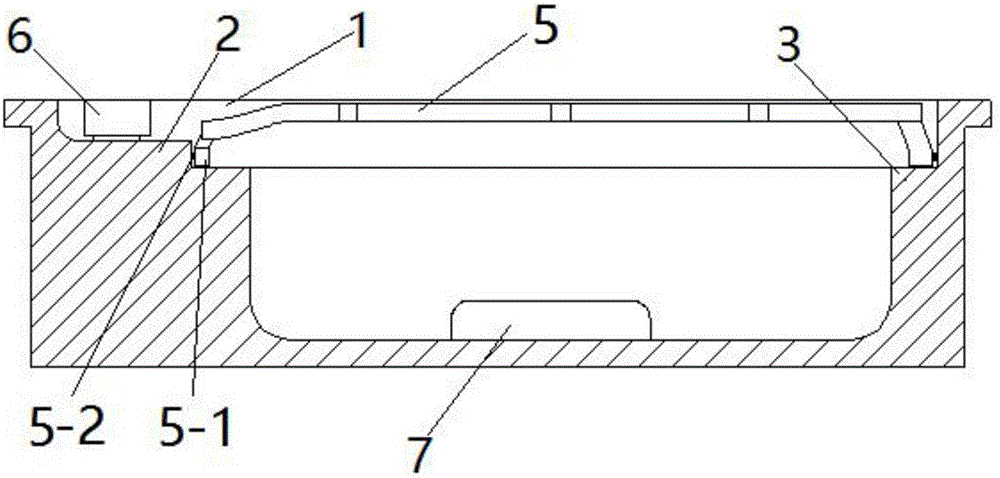 Heat insulation sinking type stove