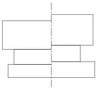 Continuous stacking and bundling production line for special-shaped cigarettes and production method