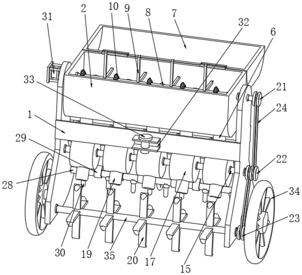 Sprinkling irrigation and fertilization device for camellia oleifera planting and using method