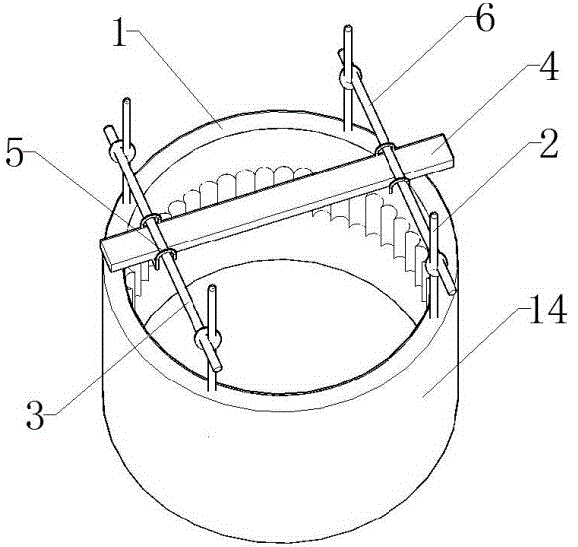 Uplift pile construction method without rock blasting