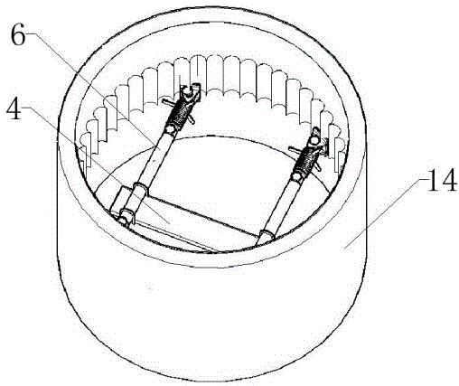 Uplift pile construction method without rock blasting