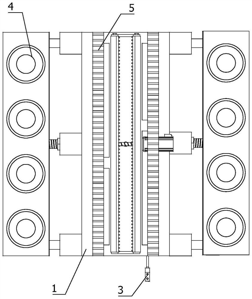 Color steel plate stabilizing clamp for steel structure building construction