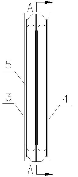 Vehicle connection portion noise reduction and protection device of high-speed motor train unit