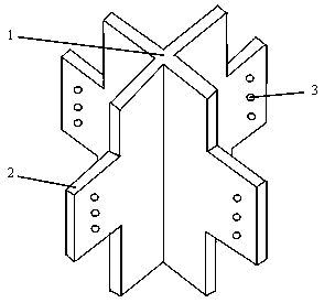 Beam-column connection node structure of wooden structure building