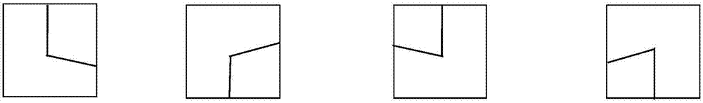 Mobile-phone screen angular point detection method based on matching of Hough transform template