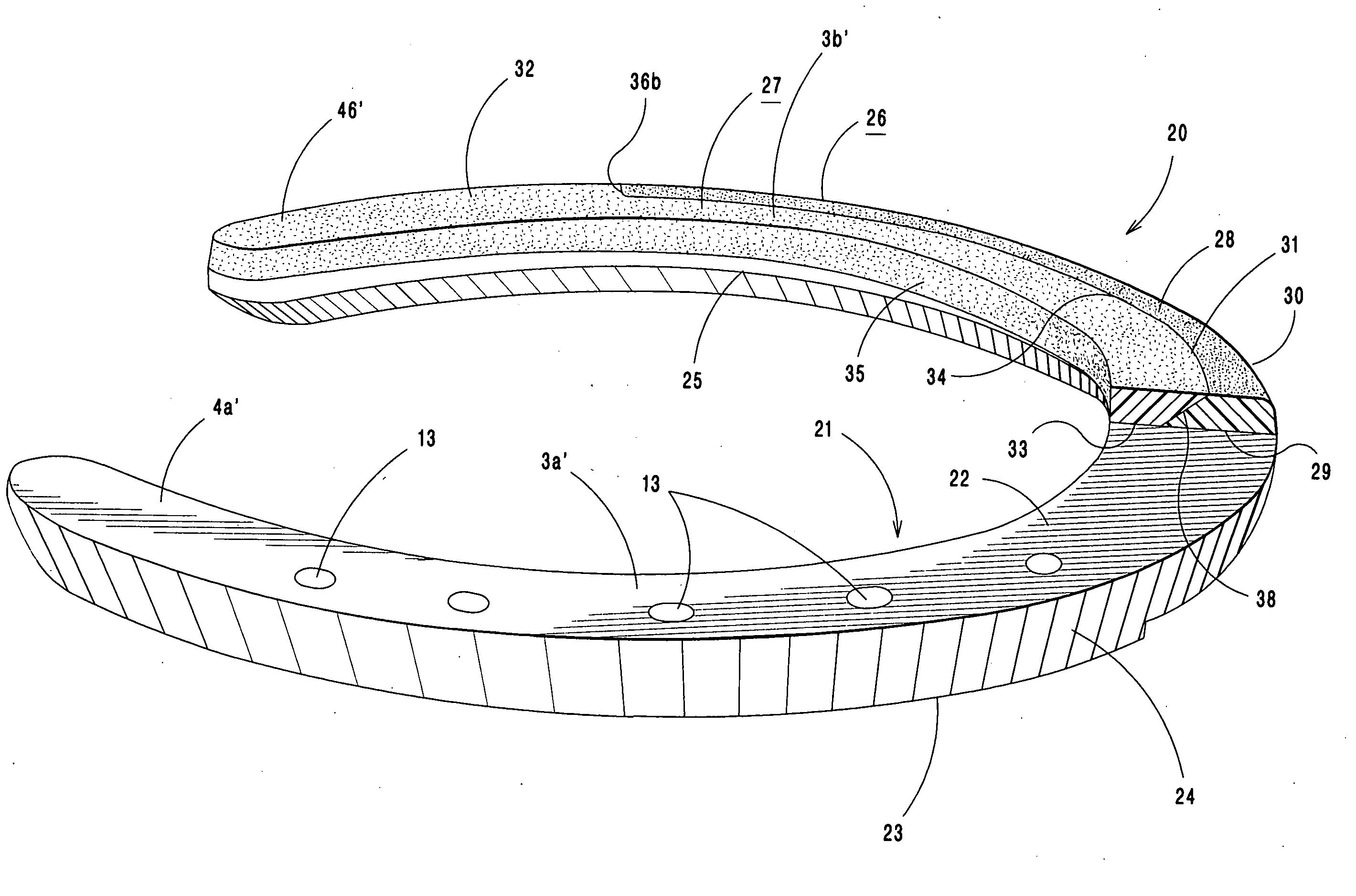 Impact absorbing composite hoof pad and method