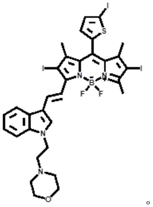 Near-infrared two-photon photosensitive dye SBOPI as well as preparation method and application thereof