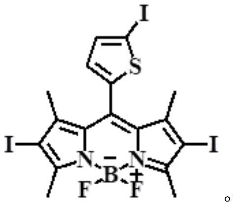 Near-infrared two-photon photosensitive dye SBOPI as well as preparation method and application thereof