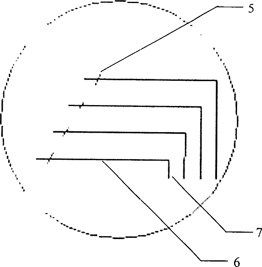 Multiple channel micro-flow control chip, process for making same and use thereof