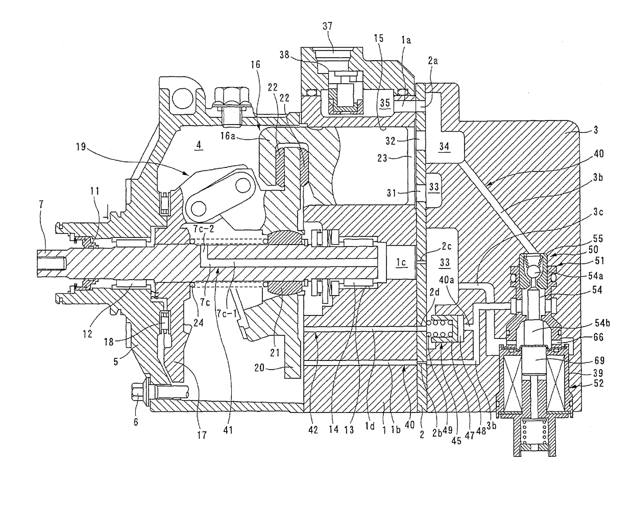 Variable capacity compressor