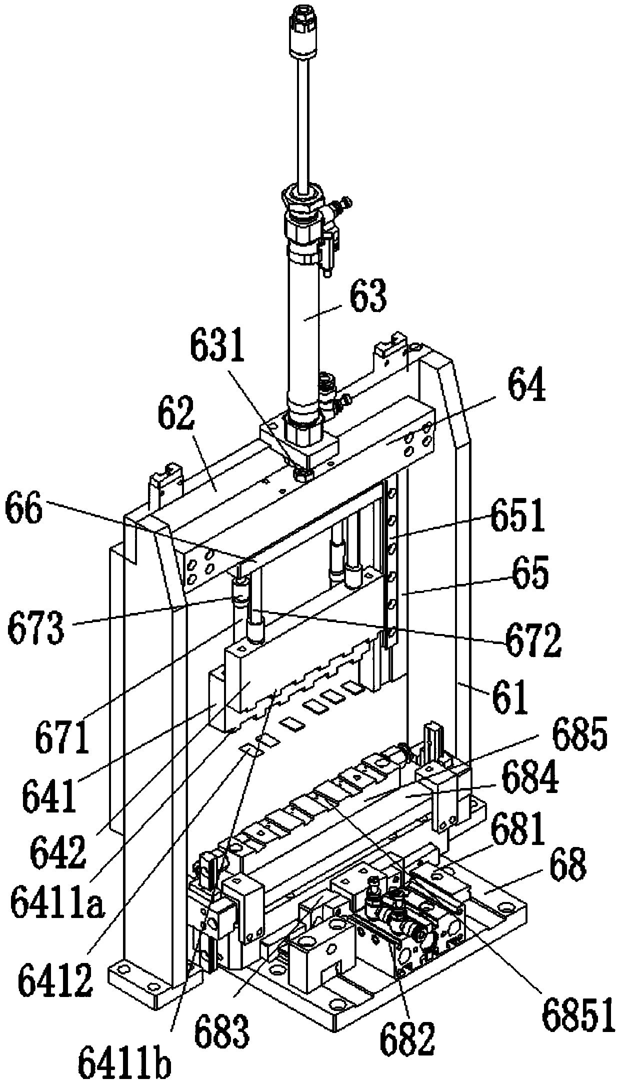 Glass arranging and dispensing UV machine