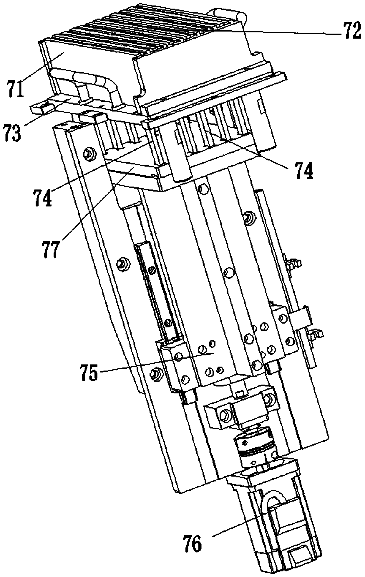 Glass arranging and dispensing UV machine