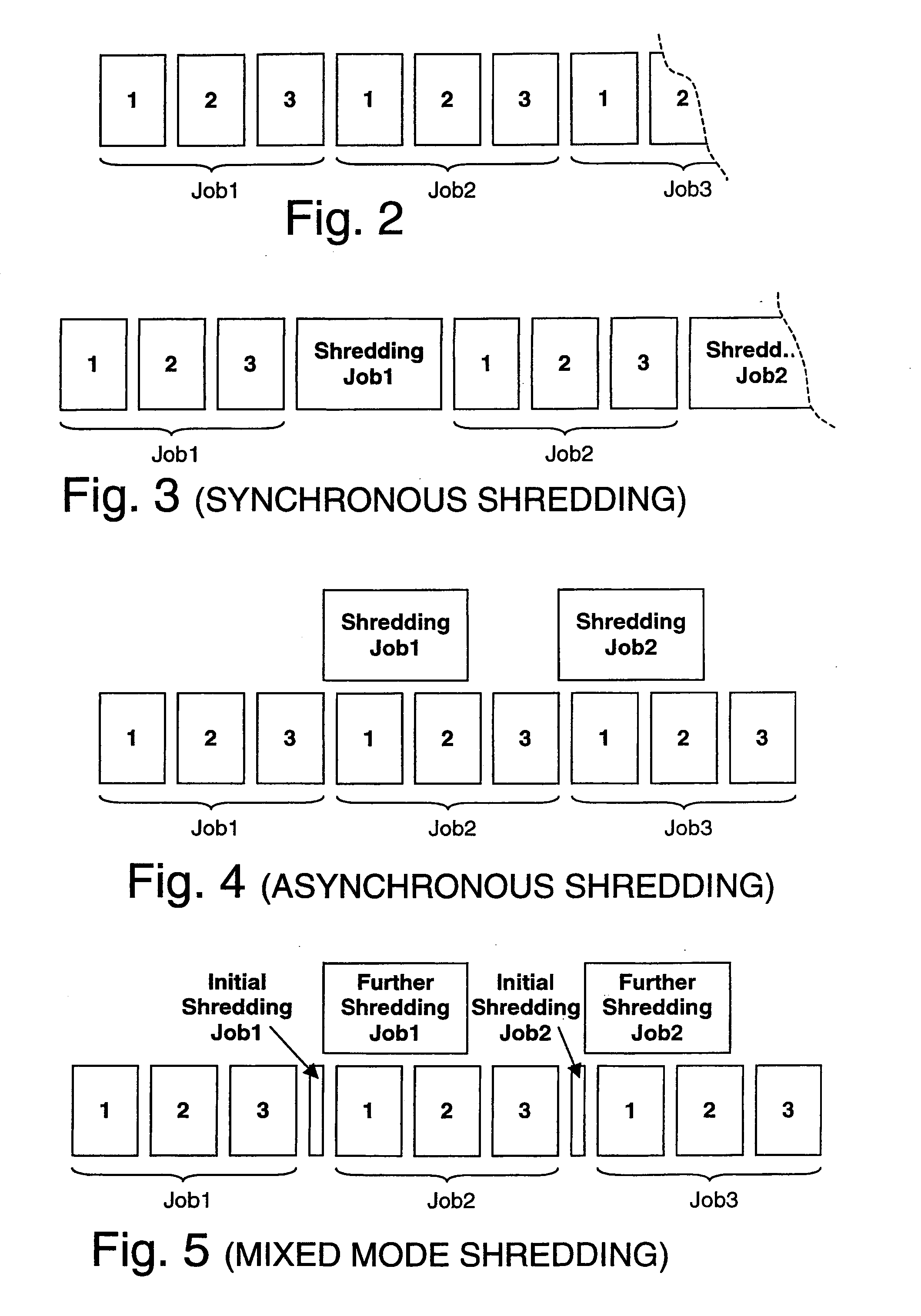 Erasing a stored information pattern on a storage medium