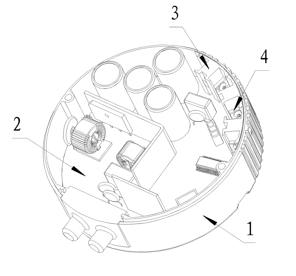 Motor controller and brushless DC motor comprising the same