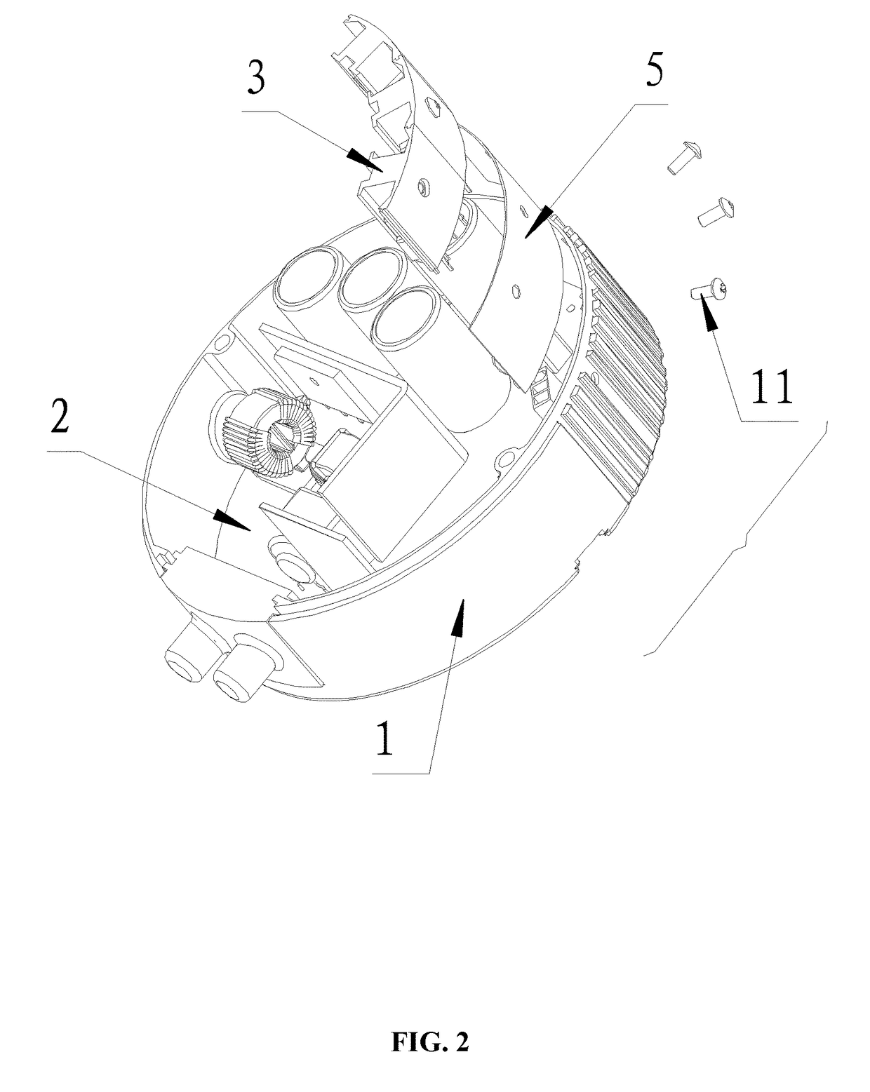 Motor controller and brushless DC motor comprising the same