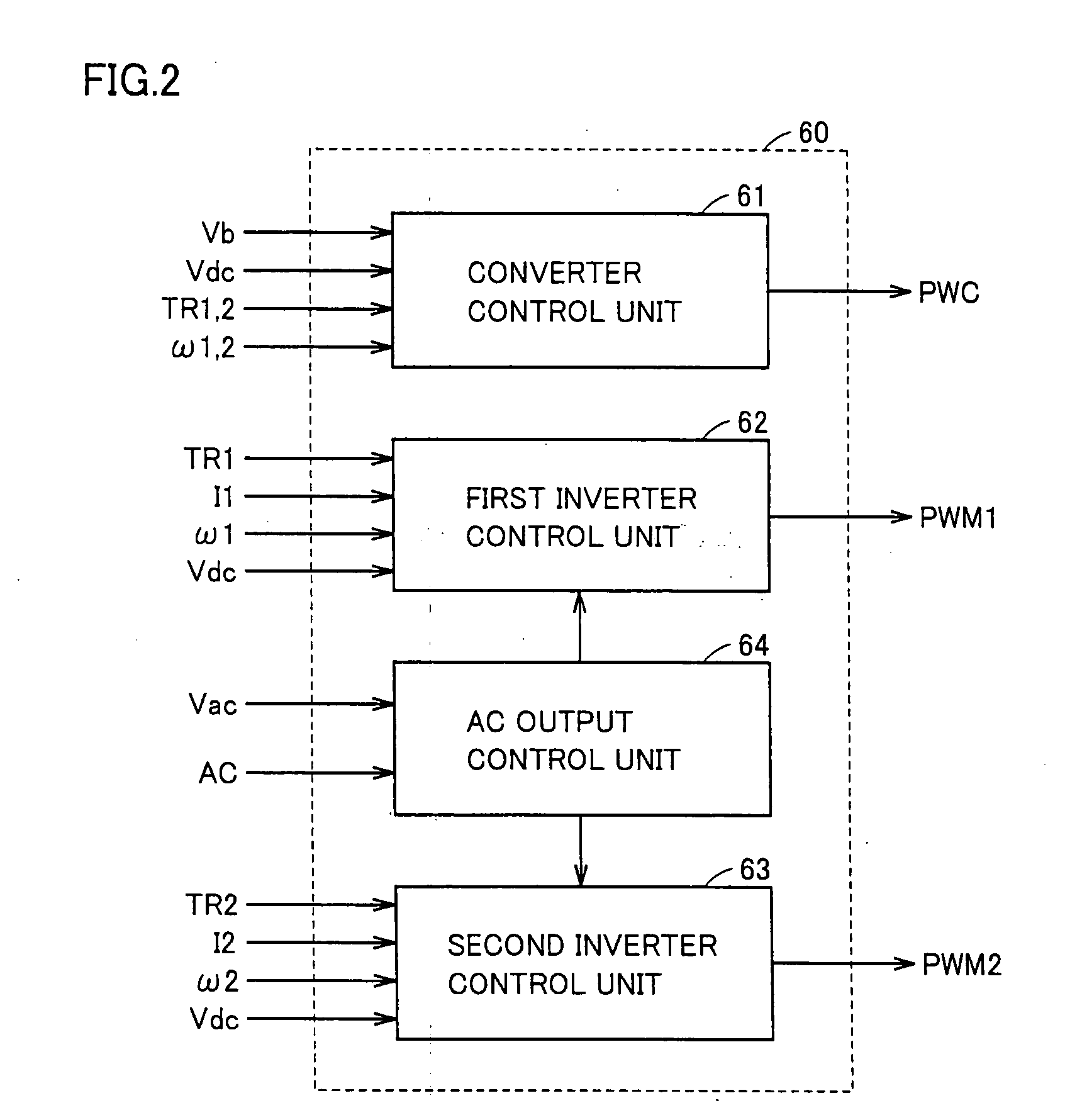 Ac voltage output apparatus and hybrid vehicle including the same